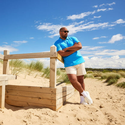 Ibiza Blue Polo Shirt