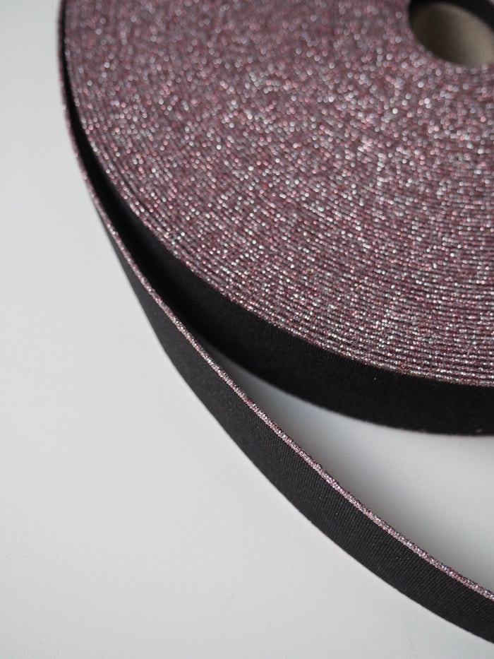 Ice Pink Metallic Elastic 30mm