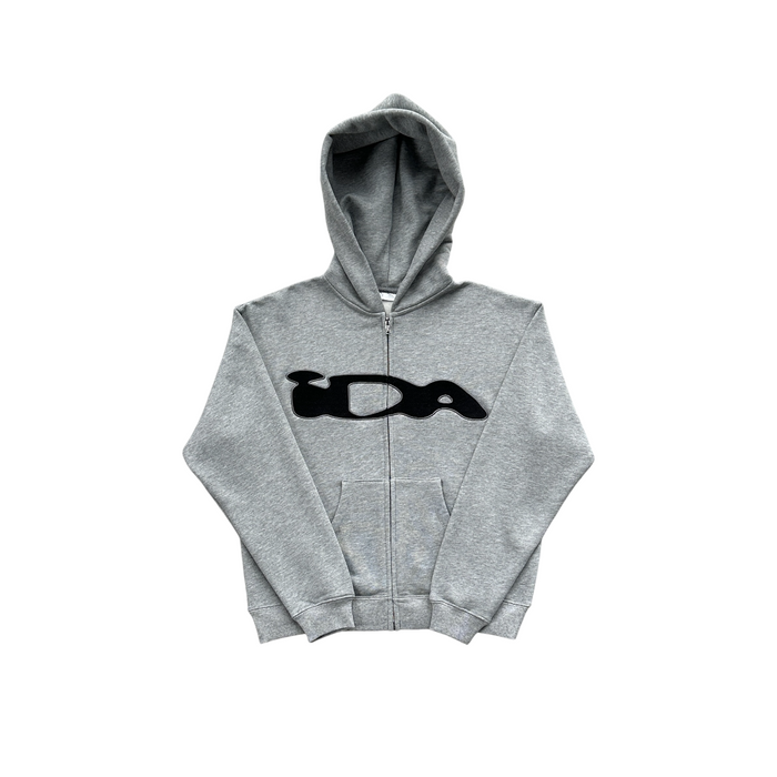 IDA Valentine Zip Hoodie Grey