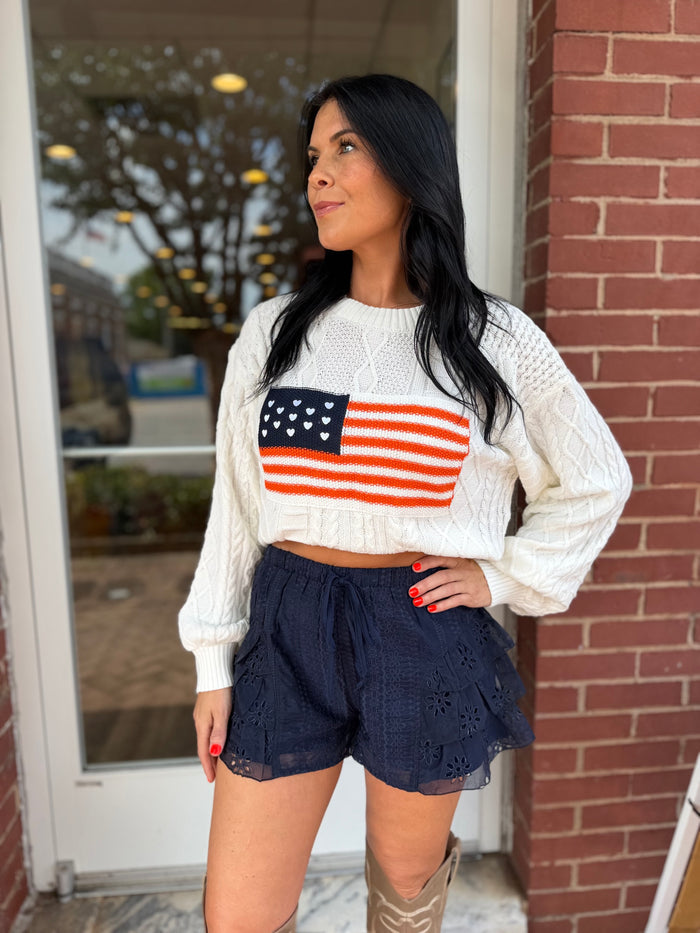 Ivory America Sweater