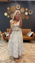 Ivory Floral Maxi Set