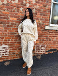 Ivory Multi Crew Top