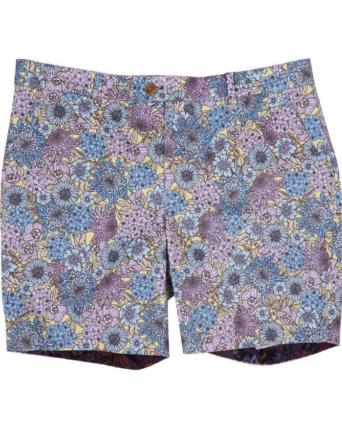 JOHN GARDEN PARTY SHORTS - SUNSHINE