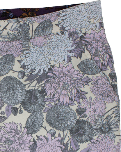 John Lux Mums Floral Lavender Shorts
