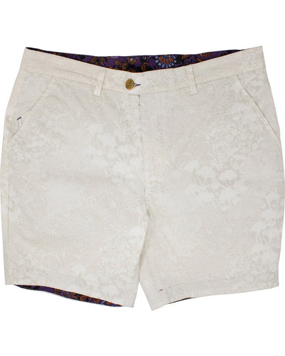 John Lux Paisley Floral Pumice Shorts