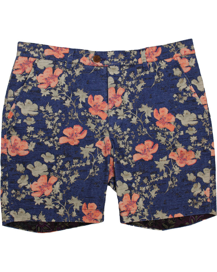 John Oriental Hibiscus Navy