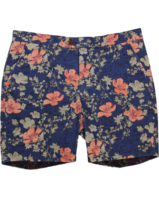 John Oriental Hibiscus Navy