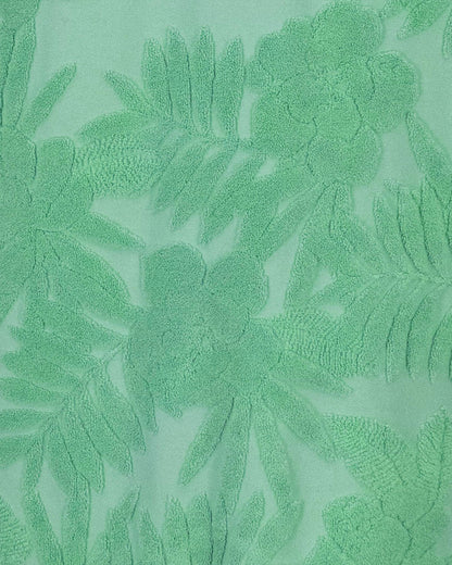JOHNNY FARM FLORAL TOWEL POLO - CLOVER