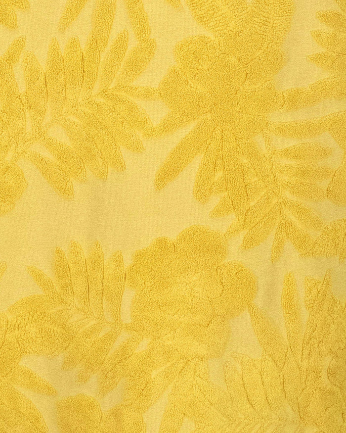 JOHNNY FARM FLORAL TOWEL POLO - SUNSHINE