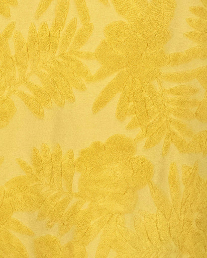 JOHNNY FARM FLORAL TOWEL POLO - SUNSHINE