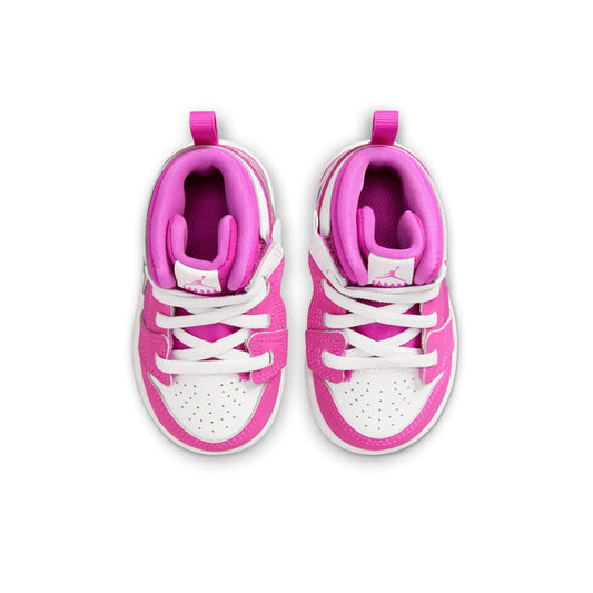 Jordan 1 Mid RM EasyOn Fire Pink White TD