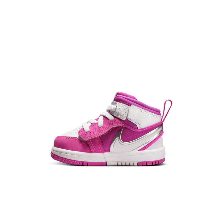 Jordan 1 Mid RM EasyOn Fire Pink White TD