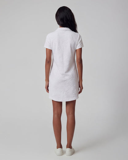JOSEPHINE WHITE WOMENS TERRY TOWELING DRESS
