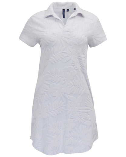JOSEPHINE WHITE WOMENS TERRY TOWELING DRESS