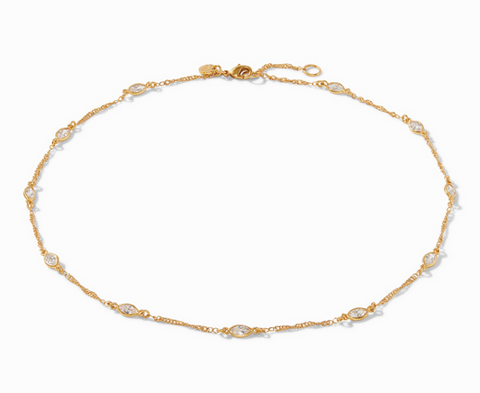 Julie Vos Charlotte Delicate Station Necklace