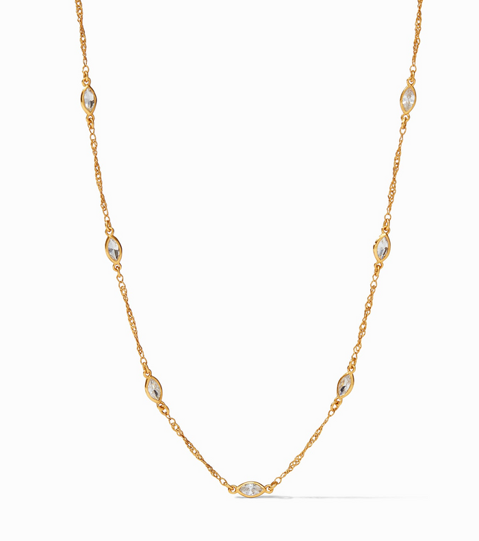 Julie Vos Charlotte Delicate Station Necklace
