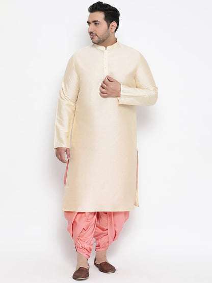 Kisah Men's Blue Indowestern Set With Dhoti