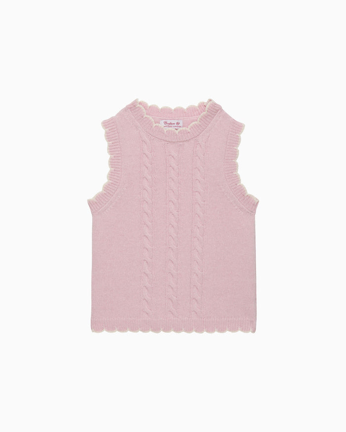 Confiture Tank Knitted Tank Top in Pink