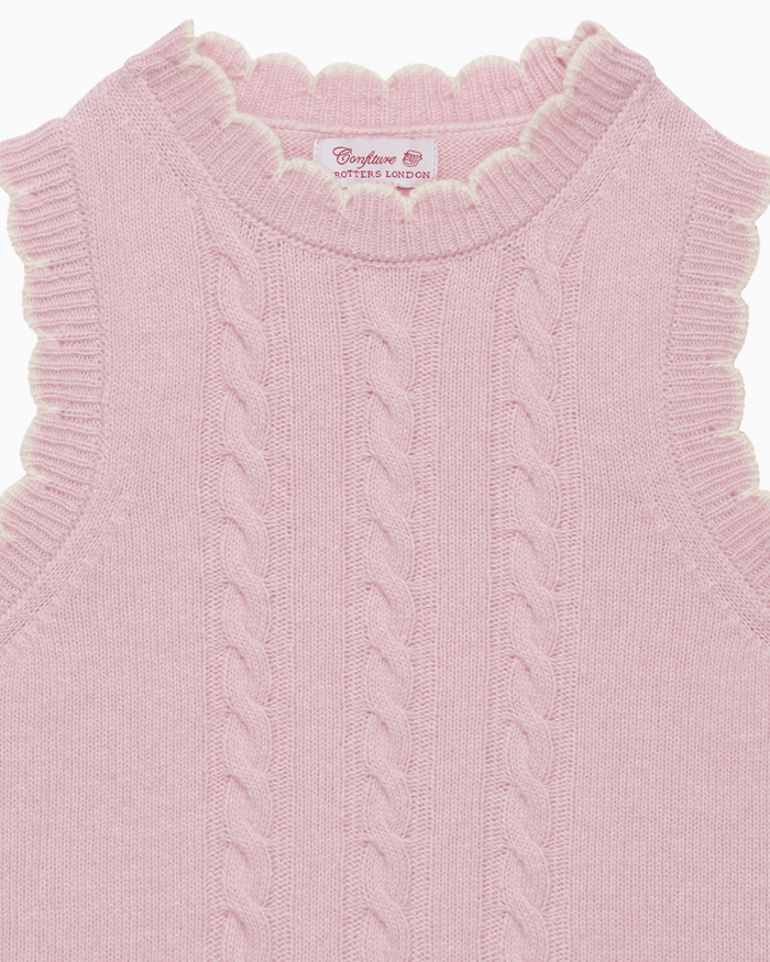 Confiture Tank Knitted Tank Top in Pink