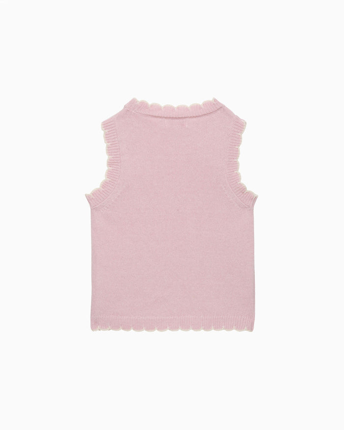 Confiture Tank Knitted Tank Top in Pink