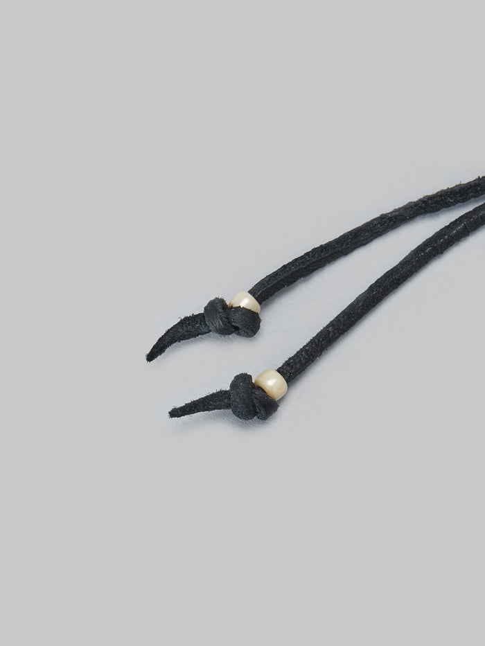 Kobashi Studio 7mm Traditional Beads Bracelet Black Blue made in japan