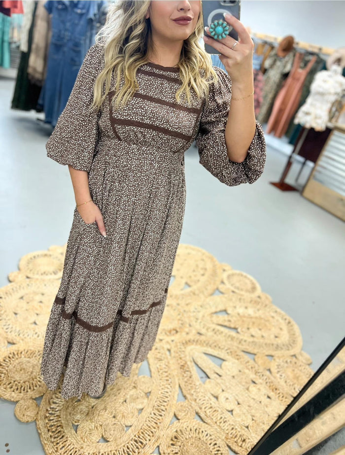 Lace Inset Dress