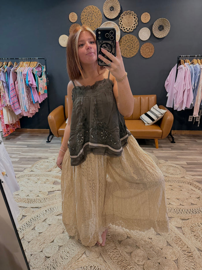 Latte Lace Pants