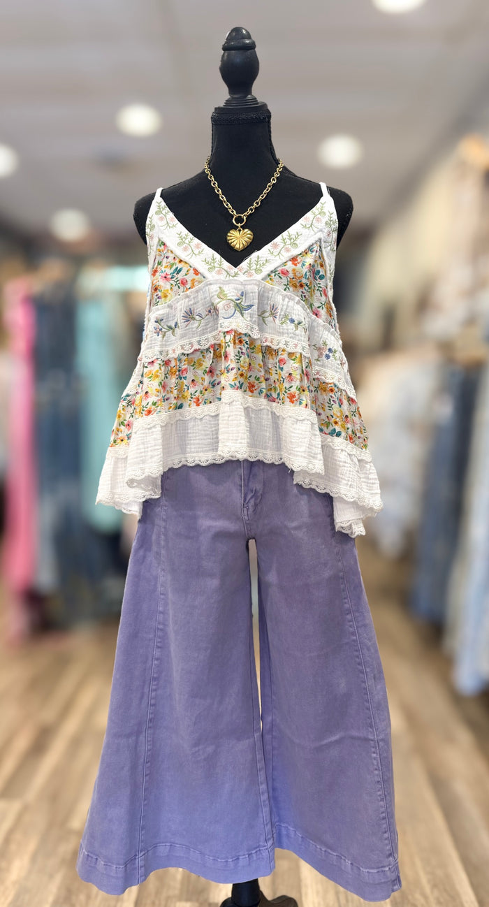 Lavender Capri Pants