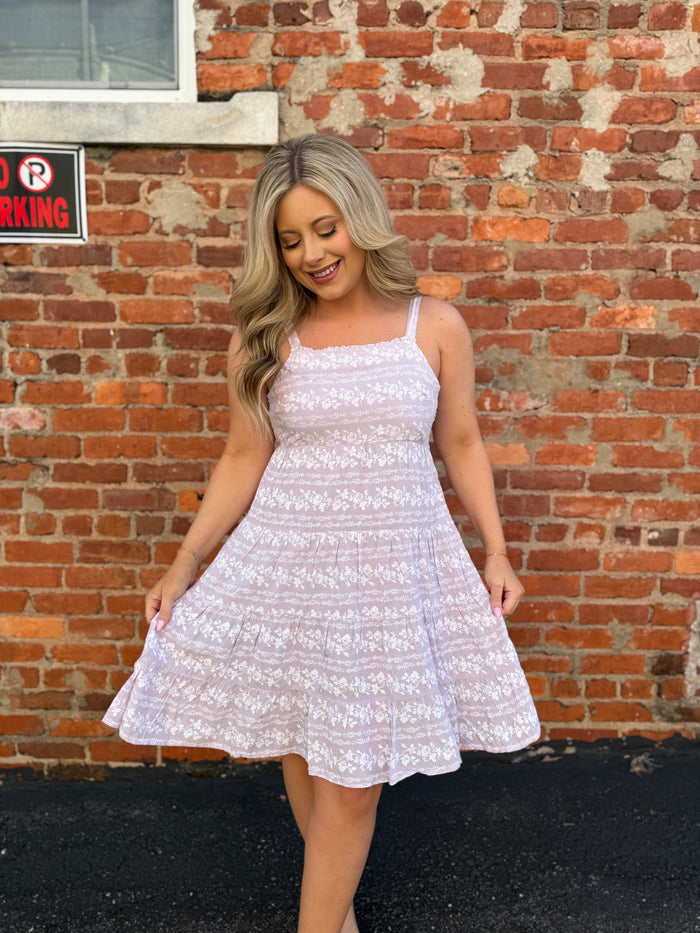 Lavender Mini Dress