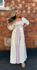 Lavender Multi Maxi Dress