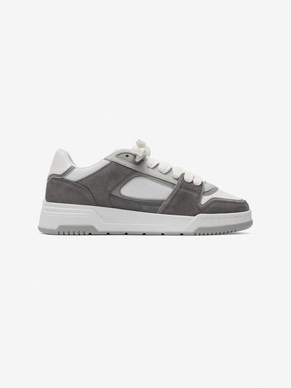 Grey and white sneaker perfect for going out