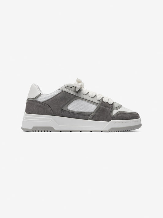 Grey and white sneaker perfect for going out