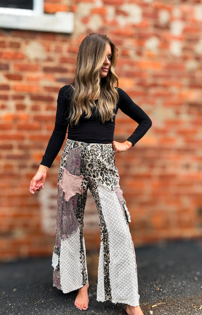 Leopard/Purple Pants