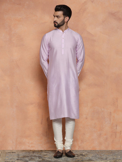 Light Pink Kurta Churidar with Dupatta