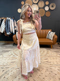 Light Yellow Eyelet Top