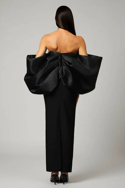 Liliana Sleeveless Bow Bandage Maxi Dress