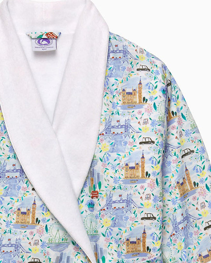 Original Pyjama Company Bathrobe London Scenes Bathrobe