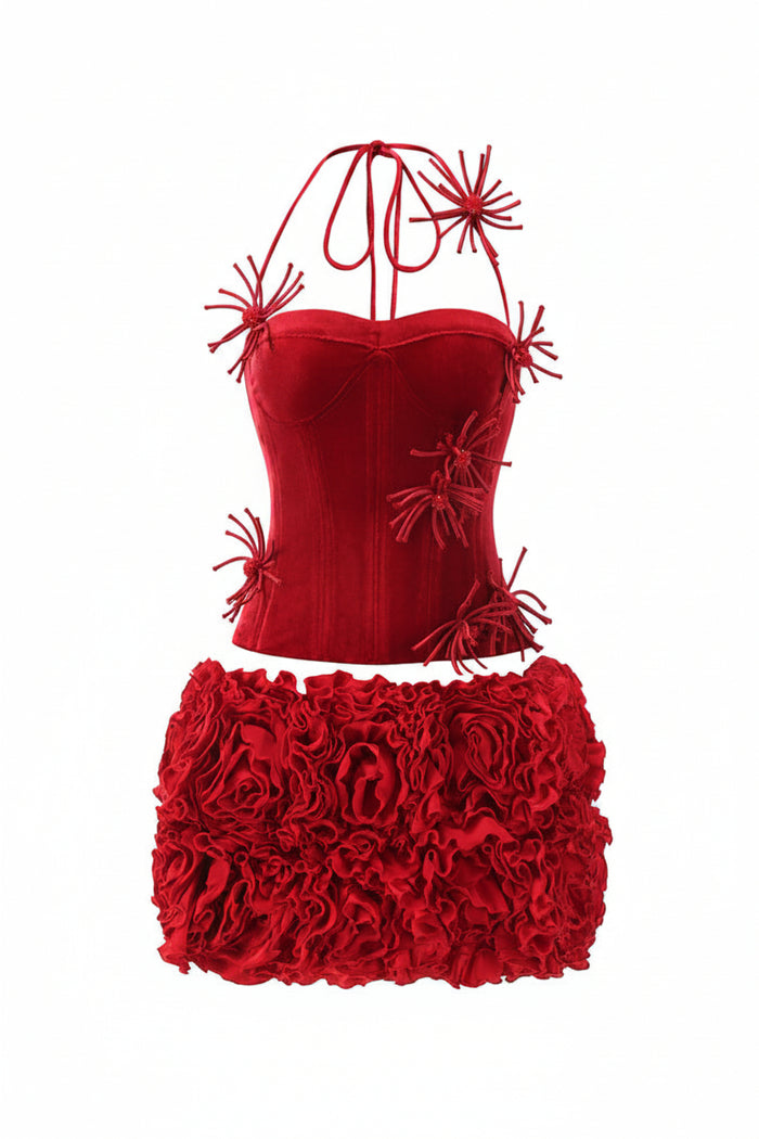 Lumina Floral Corset Mini Dress