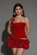 Lumina Floral Corset Mini Dress