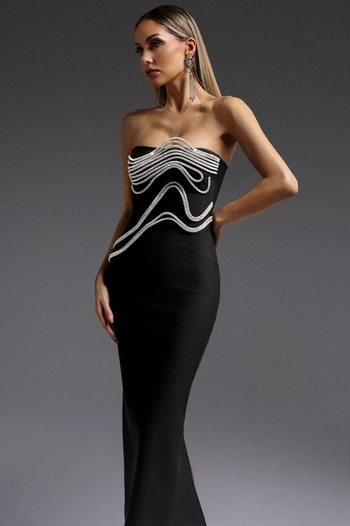 Manon Black Sleeveless Dress