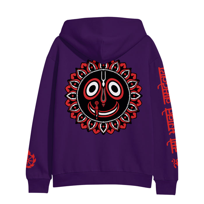 shelter Mantra - Purple Pullover back