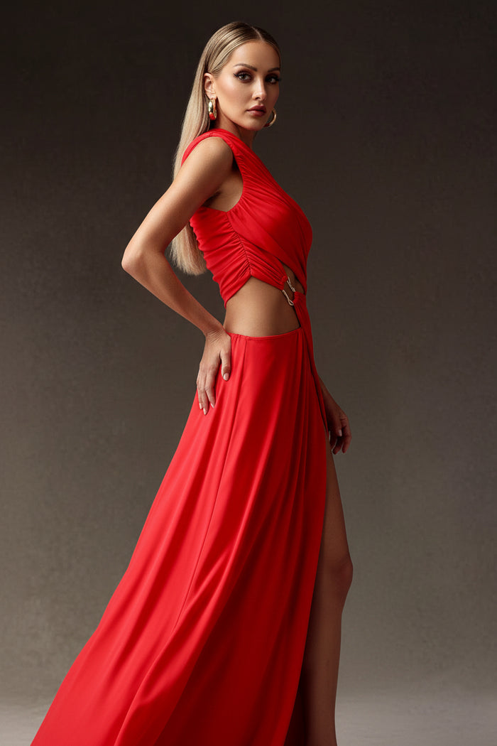 Meliora Crimson Glam Gown