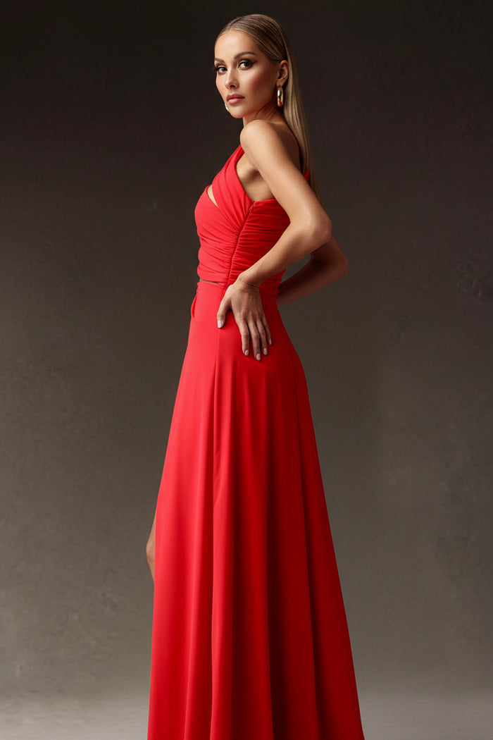 Meliora Crimson Glam Gown