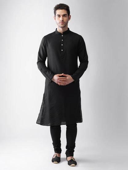 Men's Grey Kurta Jacket Pyjama Set