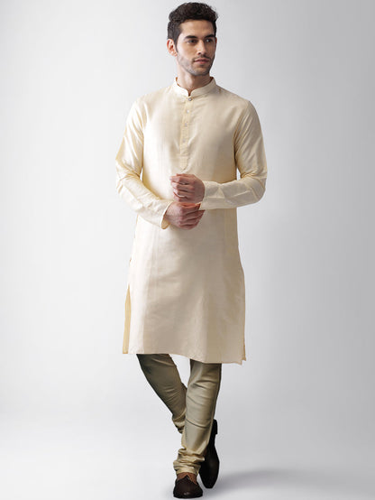 Men's Grey Kurta Jacket Pyjama Set