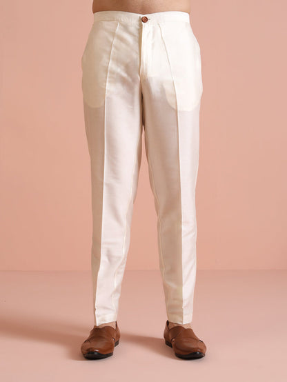 Men's Lavender Kurta Trouser Set