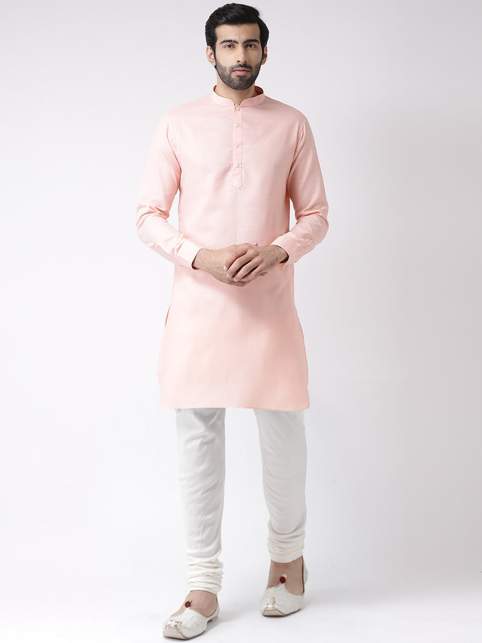 Men's Light Pink Kurta