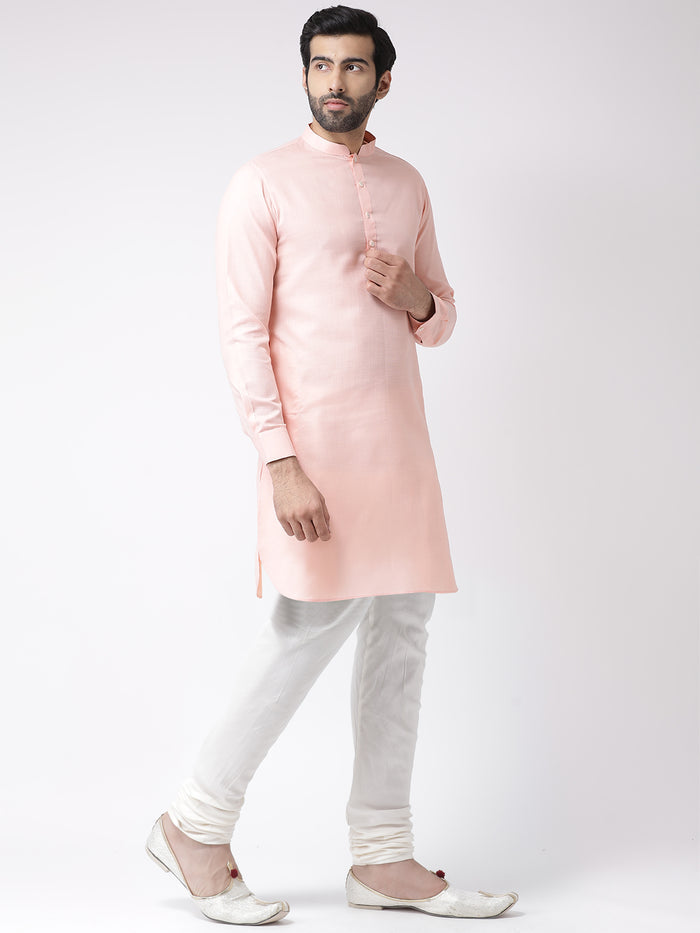 Men's Light Pink Kurta