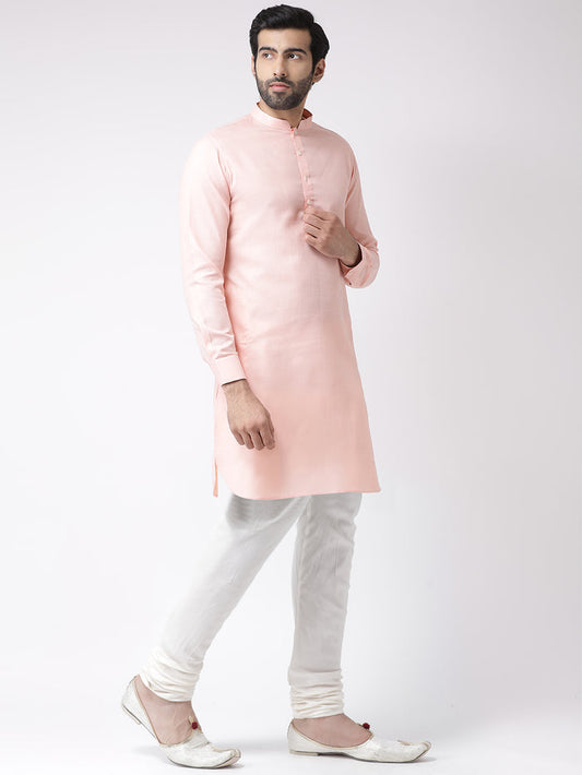 Men's Light Pink Kurta