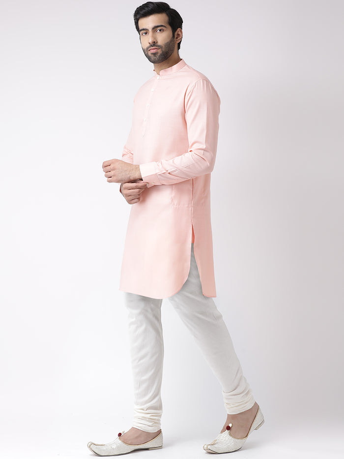 Men's Light Pink Kurta